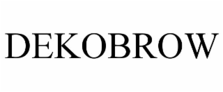 DEKOBROW