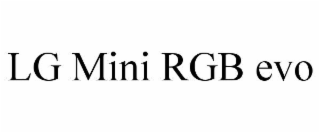 LG MINI RGB EVO