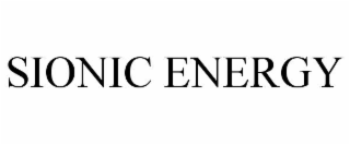 SIONIC ENERGY