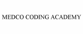 MEDCO CODING ACADEMY