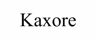 KAXORE