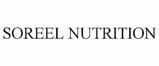 SOREEL NUTRITION