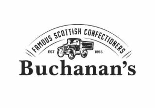 FAMOUS SCOTTISH CONFECTIONERS  EST 1856  BUCHANAN'S