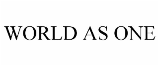 WORLD AS ONE