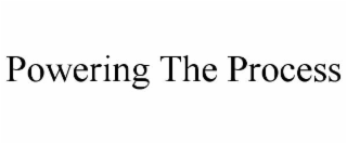 POWERING THE PROCESS
