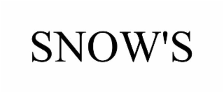 SNOW'S