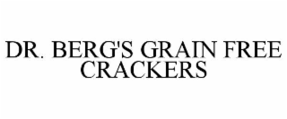 DR. BERG'S GRAIN FREE CRACKERS