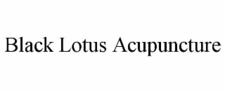 BLACK LOTUS ACUPUNCTURE