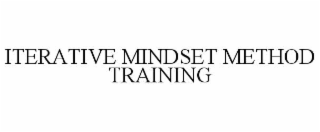 ITERATIVE MINDSET METHOD TRAINING