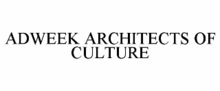 ADWEEK ARCHITECTS OF CULTURE