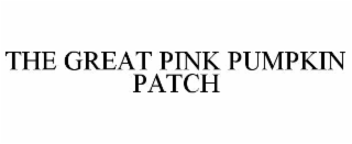 THE GREAT PINK PUMPKIN PATCH
