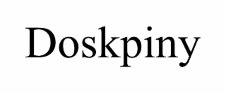 DOSKPINY