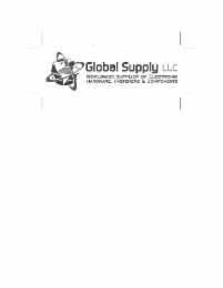 GLOBAL SUPPLY LLC WORLDWIDE SUPPLIER OF ELECTRONIC HARDWARE, FASTENERS & COMPONENTS