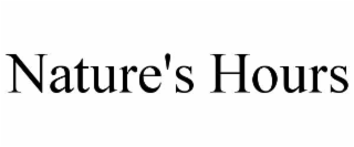 NATURE'S HOURS