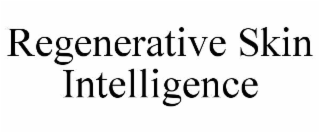 REGENERATIVE SKIN INTELLIGENCE