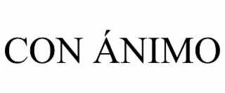 CON ÁNIMO