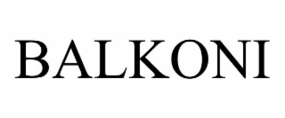 BALKONI