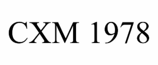 CXM 1978