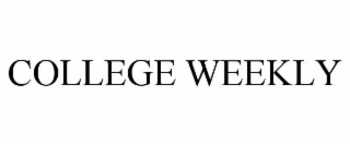 COLLEGE WEEKLY