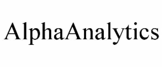 ALPHAANALYTICS