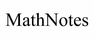 MATHNOTES