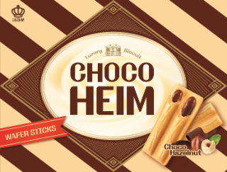 LUXURY BISCUIT CHOCO HEIM WAFER STICKS CHOCO HAZELNUT