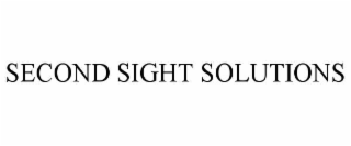 SECOND SIGHT SOLUTIONS