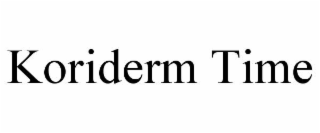 KORIDERM TIME