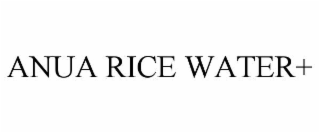 ANUA RICE WATER+