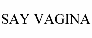 SAY VAGINA