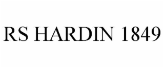RS HARDIN 1849