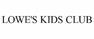 LOWE'S KIDS CLUB
