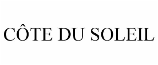 CÔTE DU SOLEIL